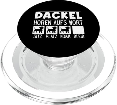 Dackel Hören Aufs Wort Hundebesitzer Dickköpfiger Hund PopSockets PopGrip für MagSafe Dackel Hören Aufs Wort Hundebesitzer Dickköpfiger Hund PopSockets PopGrip für MagSafe von Dackel Sarkasmus Hundeliebhaber Haustier Hunde