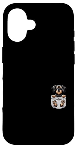 Dackel Hundebesitzer Dickköpfiger Rauhaardackel Dackel Hund Hülle für iPhone 16 von Dackel Sarkasmus Hundeliebhaber Haustier Hunde