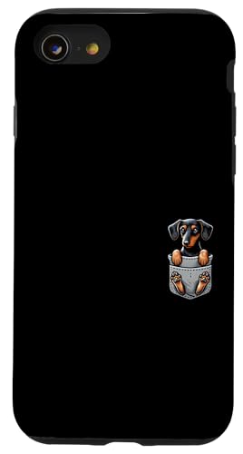 Dackel Hundebesitzer Dickköpfiger Rauhaardackel Dackel Hund Hülle für iPhone SE (2020) / 7 / 8 von Dackel Sarkasmus Hundeliebhaber Haustier Hunde