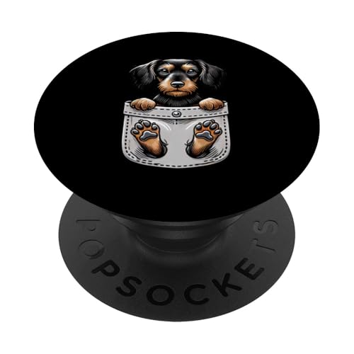 Dackel Hundebesitzer Dickköpfiger Rauhaardackel Dackel Hund PopSockets Klebender PopGrip Dackel Hundebesitzer Dickköpfiger Rauhaardackel Dackel Hund PopSockets Klebender PopGrip von Dackel Sarkasmus Hundeliebhaber Haustier Hunde