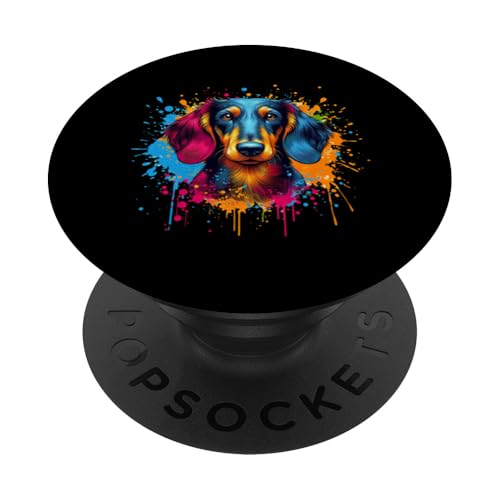 Dackel Hundebesitzer Dickköpfiger Rauhaardackel Dackel Hund PopSockets Klebender PopGrip von Dackel Sarkasmus Hundeliebhaber Haustier Hunde