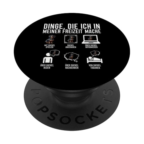 Dackel Hundebesitzer Dickköpfiger Rauhaardackel Dackel Hund PopSockets Klebender PopGrip Dackel Hundebesitzer Dickköpfiger Rauhaardackel Dackel Hund PopSockets Klebender PopGrip von Dackel Sarkasmus Hundeliebhaber Haustier Hunde