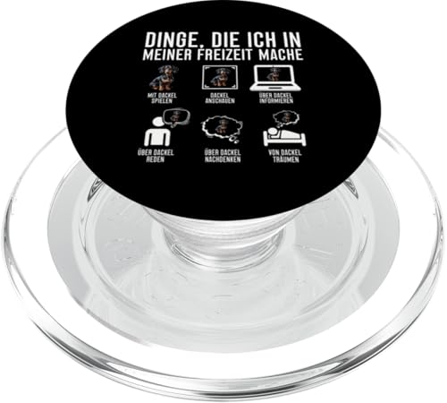 Dackel Hundebesitzer Dickköpfiger Rauhaardackel Dackel Hund PopSockets PopGrip für MagSafe Dackel Hundebesitzer Dickköpfiger Rauhaardackel Dackel Hund PopSockets PopGrip für MagSafe von Dackel Sarkasmus Hundeliebhaber Haustier Hunde