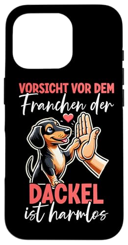 Vorsicht Vor Dem Franchen Der Dackel Ist Harmlos Dackel Hund Hülle für iPhone 16 Pro Vorsicht Vor Dem Franchen Der Dackel Ist Harmlos Dackel Hund Hülle für iPhone 16 Pro von Dackel Sarkasmus Hundeliebhaber Haustier Hunde