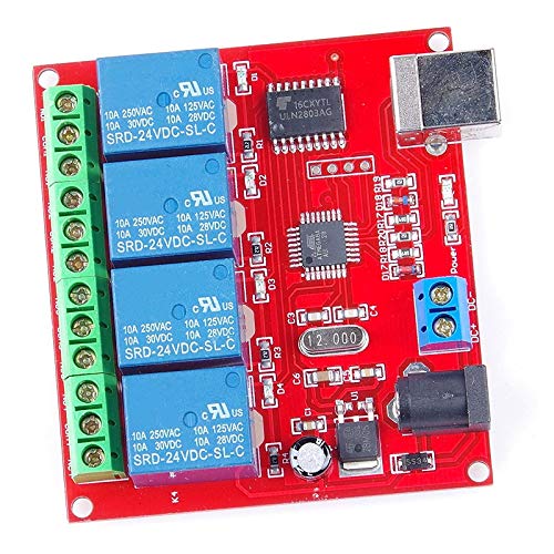 Daconovo Laufwerks Freier USB Schalter 4 Wege 24 V Relais Modul Computer Steuerungs Schalter PC Intelligente Steuerung Daconovo Laufwerks Freier USB Schalter 4 Wege 24 V Relais Modul Computer Steuerungs Schalter PC Intelligente Steuerung von Daconovo
