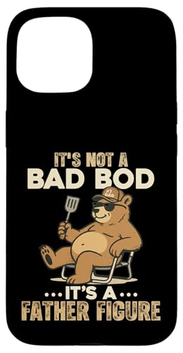 Dad Bod Bär Grillen BBQ Vater Figur Lustig Vatertag Hülle für iPhone 15 Dad Bod Bär Grillen BBQ Vater Figur Lustig Vatertag Hülle für iPhone 15 von Dad Bod Apparel