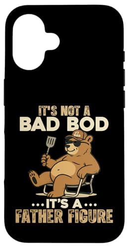 Dad Bod Bär Grillen BBQ Vater Figur Lustig Vatertag Hülle für iPhone 16 Dad Bod Bär Grillen BBQ Vater Figur Lustig Vatertag Hülle für iPhone 16 von Dad Bod Apparel