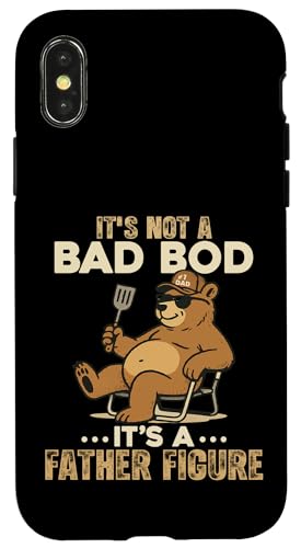 Dad Bod Bär Grillen BBQ Vater Figur Lustig Vatertag Hülle für iPhone X/XS Dad Bod Bär Grillen BBQ Vater Figur Lustig Vatertag Hülle für iPhone X/XS von Dad Bod Apparel