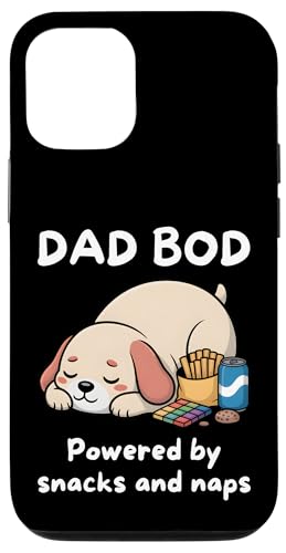 Dad Bod Powered By Snacks And Naps Hülle für iPhone 12/12 Pro von Dad Bod Powered By Snacks And Naps