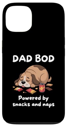 Dad Bod Powered By Snacks And Naps Hülle für iPhone 13 von Dad Bod Powered By Snacks And Naps