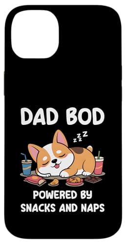 Dad Bod Powered By Snacks And Naps Hülle für iPhone 14 Plus von Dad Bod Powered By Snacks And Naps