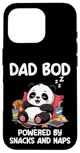 Dad Bod Powered By Snacks And Naps Hülle für iPhone 16 Pro von Dad Bod Powered By Snacks And Naps