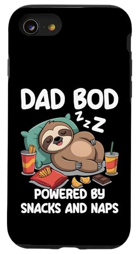 Dad Bod Powered By Snacks And Naps Hülle für iPhone SE (2020) / 7 / 8 von Dad Bod Powered By Snacks And Naps