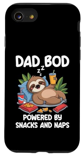 Dad Bod Powered By Snacks And Naps Hülle für iPhone SE (2020) / 7 / 8 von Dad Bod Powered By Snacks And Naps