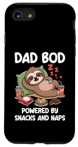 Dad Bod Powered By Snacks And Naps Hülle für iPhone SE (2020) / 7 / 8 von Dad Bod Powered By Snacks And Naps