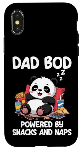 Dad Bod Powered By Snacks And Naps Hülle für iPhone X/XS von Dad Bod Powered By Snacks And Naps