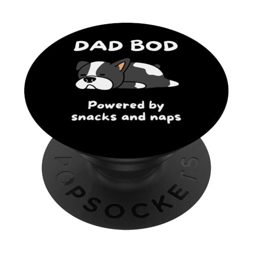 Dad Bod Powered By Snacks And Naps PopSockets Klebender PopGrip Dad Bod Powered By Snacks And Naps PopSockets Klebender PopGrip von Dad Bod Powered By Snacks And Naps