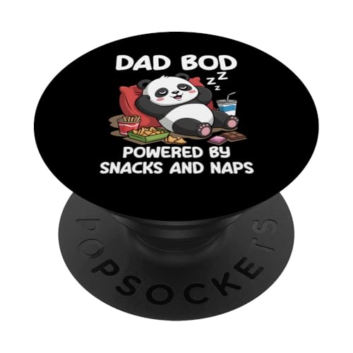 Dad Bod Powered By Snacks And Naps PopSockets Klebender PopGrip Dad Bod Powered By Snacks And Naps PopSockets Klebender PopGrip von Dad Bod Powered By Snacks And Naps