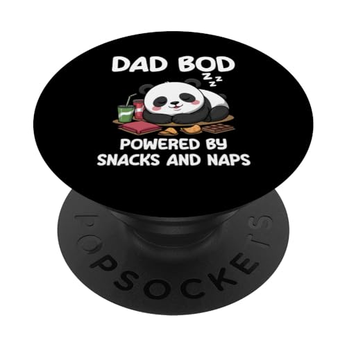 Dad Bod Powered By Snacks And Naps PopSockets Klebender PopGrip Dad Bod Powered By Snacks And Naps PopSockets Klebender PopGrip von Dad Bod Powered By Snacks And Naps