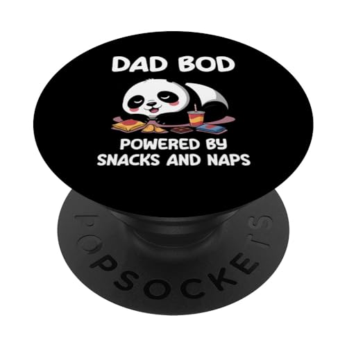 Dad Bod Powered By Snacks And Naps PopSockets Klebender PopGrip Dad Bod Powered By Snacks And Naps PopSockets Klebender PopGrip von Dad Bod Powered By Snacks And Naps