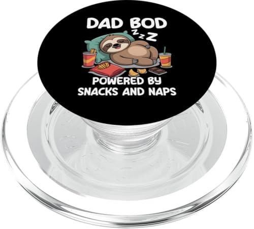 Dad Bod Powered By Snacks And Naps PopSockets PopGrip für MagSafe Dad Bod Powered By Snacks And Naps PopSockets PopGrip für MagSafe von Dad Bod Powered By Snacks And Naps
