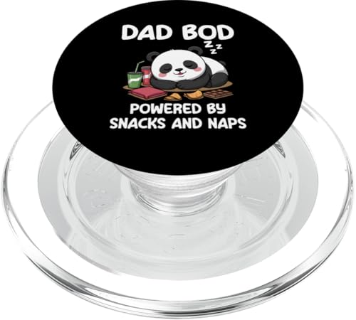 Dad Bod Powered By Snacks And Naps PopSockets PopGrip für MagSafe Dad Bod Powered By Snacks And Naps PopSockets PopGrip für MagSafe von Dad Bod Powered By Snacks And Naps