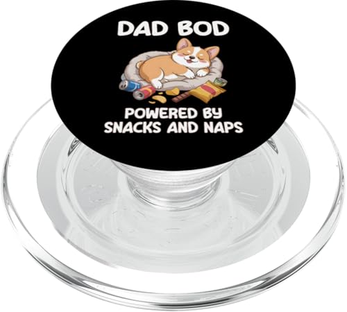 Dad Bod Powered By Snacks And Naps PopSockets PopGrip für MagSafe Dad Bod Powered By Snacks And Naps PopSockets PopGrip für MagSafe von Dad Bod Powered By Snacks And Naps