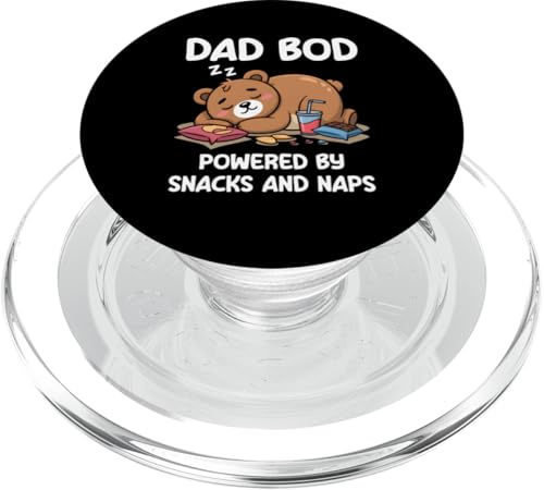 Dad Bod Powered By Snacks And Naps PopSockets PopGrip für MagSafe Dad Bod Powered By Snacks And Naps PopSockets PopGrip für MagSafe von Dad Bod Powered By Snacks And Naps