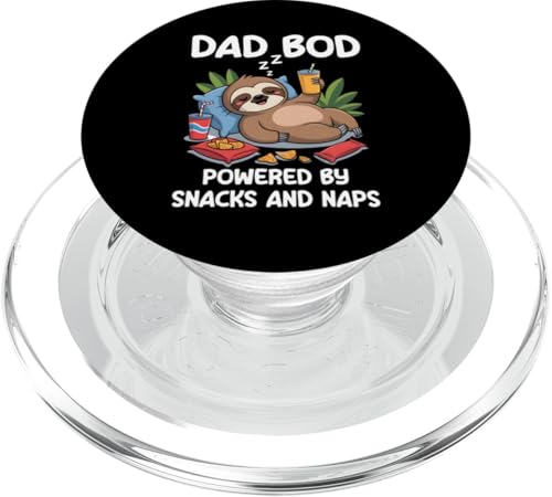 Dad Bod Powered By Snacks And Naps PopSockets PopGrip für MagSafe Dad Bod Powered By Snacks And Naps PopSockets PopGrip für MagSafe von Dad Bod Powered By Snacks And Naps
