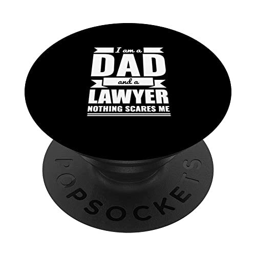 Vater und Anwalt Nichts macht mir Angst Vatertagsanwalt PopSockets mit austauschbarem PopGrip Vater und Anwalt Nichts macht mir Angst Vatertagsanwalt PopSockets mit austauschbarem PopGrip von Dad Careers Tees