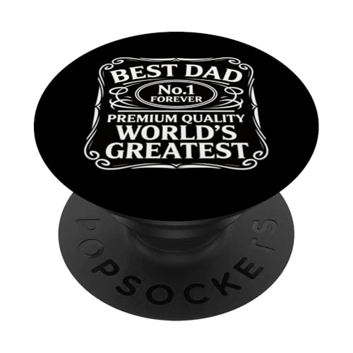 Bester Vater Nr. 1 für immer | Der beste Vater, Ehemann, Vater der Welt PopSockets Klebender PopGrip von Dad Fuel Apparel.USA