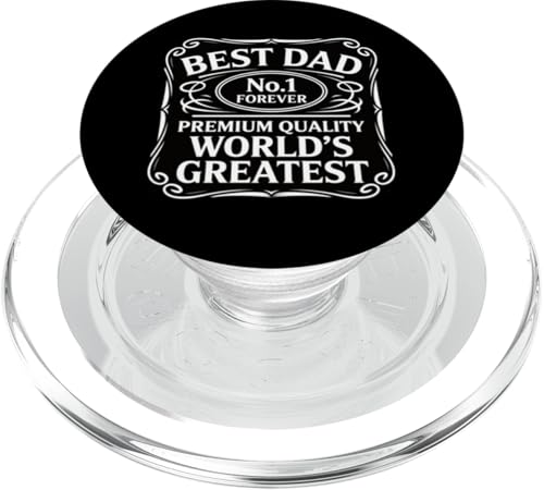 Bester Vater Nr. 1 für immer | Der beste Vater, Ehemann, Vater der Welt PopSockets PopGrip für MagSafe von Dad Fuel Apparel.USA