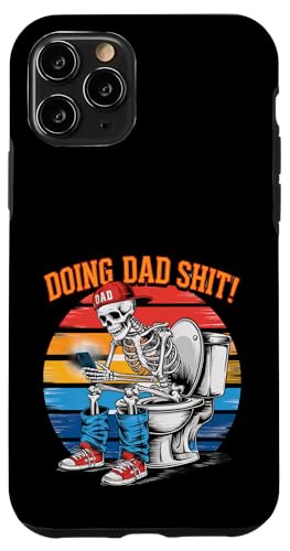 Lustiger Papa Witz Skelett Papa Geburtstag Lustig Vatertag Hülle für iPhone 11 Pro von Dad Fuel Apparel.USA