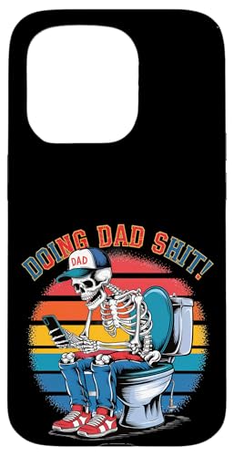 Lustiger Papa Witz Skelett Papa Geburtstag Lustig Vatertag Hülle für iPhone 15 Pro von Dad Fuel Apparel.USA
