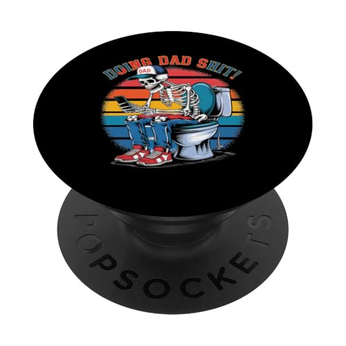 Lustiger Papa Witz Skelett Papa Geburtstag Lustig Vatertag PopSockets Klebender PopGrip Lustiger Papa Witz Skelett Papa Geburtstag Lustig Vatertag PopSockets Klebender PopGrip von Dad Fuel Apparel.USA