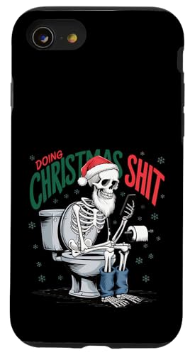 Lustiger Vater Witz Skelett Papa Geburtstag Vatertag Weihnachten Hülle für iPhone SE (2020) / 7 / 8 von Dad Fuel Apparel.USA