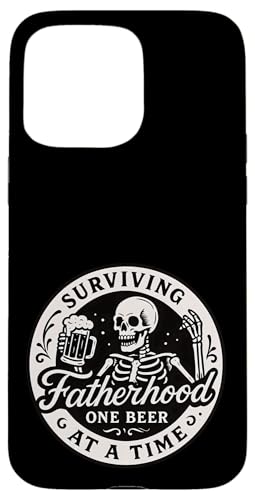 Papa überlebt Vaterschaft Ein Bier nach dem anderen Vatertag Hülle für iPhone 15 Pro Max von Dad Fuel Apparel.USA