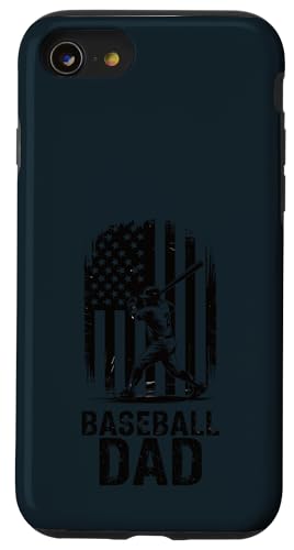 Proud Baseball Dad | Game Day Sports-Loving Coach Vathers Hülle für iPhone SE (2020) / 7 / 8 von Dad Fuel Apparel.USA