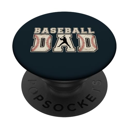 Proud Baseball Dad | Game Day Sports-Loving Coach Vathers PopSockets Klebender PopGrip Proud Baseball Dad | Game Day Sports-Loving Coach Vathers PopSockets Klebender PopGrip von Dad Fuel Apparel.USA