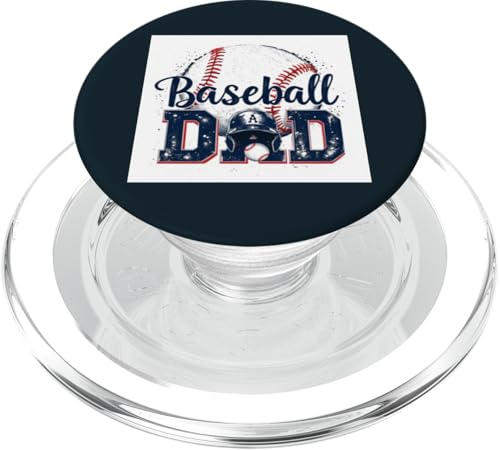 Proud Baseball Dad | Game Day Sports-Loving Coach Vathers PopSockets PopGrip für MagSafe von Dad Fuel Apparel.USA