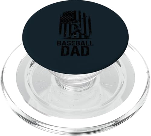 Proud Baseball Dad | Game Day Sports-Loving Coach Vathers PopSockets PopGrip für MagSafe von Dad Fuel Apparel.USA