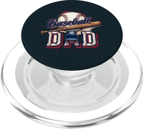 Proud Baseball Dad | Game Day Sports-Loving Coach Vathers PopSockets PopGrip für MagSafe von Dad Fuel Apparel.USA