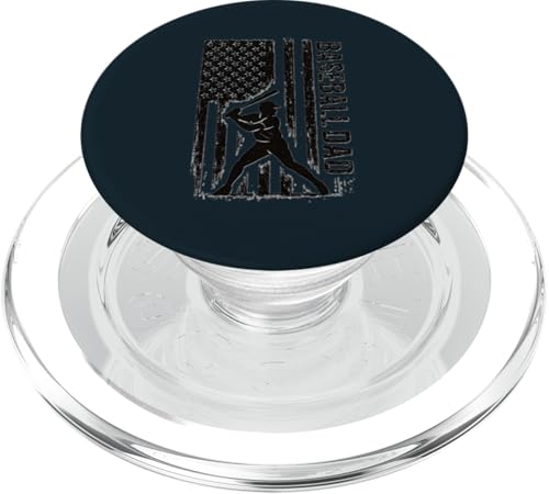 Proud Baseball Dad | Game Day Sports-Loving Coach Vathers PopSockets PopGrip für MagSafe von Dad Fuel Apparel.USA