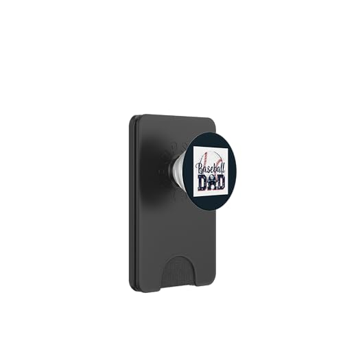 Proud Baseball Dad | Game Day Sports-Loving Coach Vathers PopSockets PopWallet für MagSafe von Dad Fuel Apparel.USA