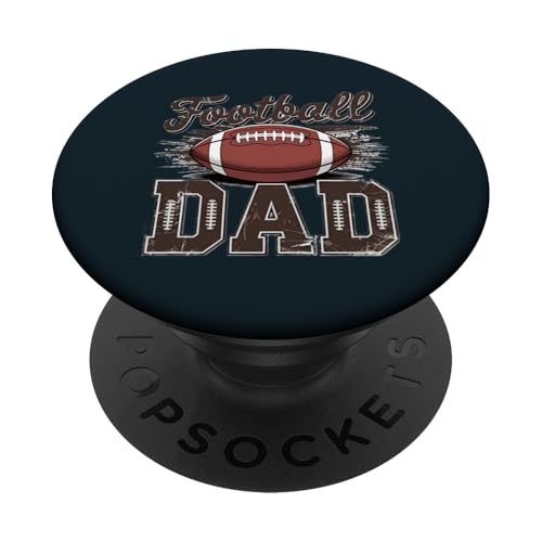 Stolzer Fußball-Vater | Spieltag Sportliebender Trainer Väter PopSockets Klebender PopGrip von Dad Fuel Apparel.USA