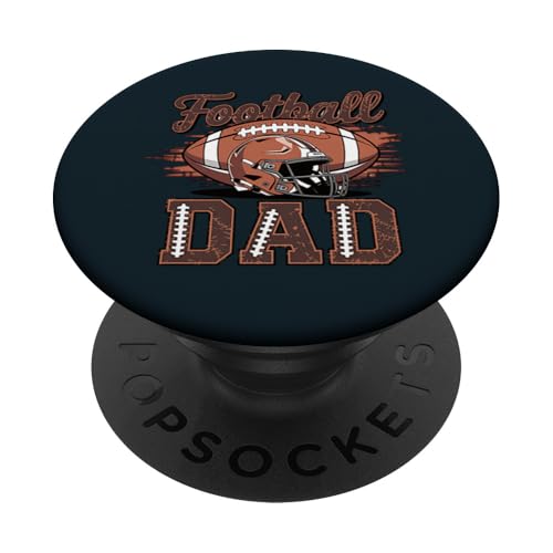 Stolzer Fußball-Vater | Spieltag Sportliebender Trainer Väter PopSockets Klebender PopGrip von Dad Fuel Apparel.USA