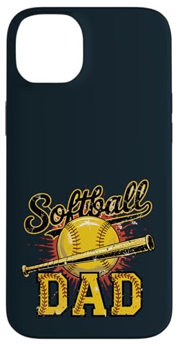 Stolzer Softball Dad | Game Day Sportliebende Trainer Väter Hülle für iPhone 14 Plus von Dad Fuel Apparel.USA