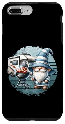 Camper Dad Grilling Gnome For Fathers Day Retro Camping Hülle für iPhone 7 Plus/8 Plus von Dad Grilling Gnome Camping Gifts For Steak Lovers