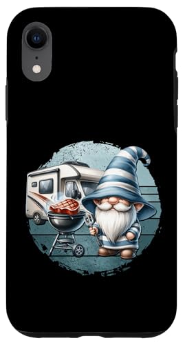 Camper Dad Grilling Gnome For Fathers Day Retro Camping Hülle für iPhone XR von Dad Grilling Gnome Camping Gifts For Steak Lovers
