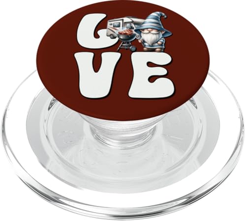 Camping Gnome Love Grilling Camper Graphic For Grill Dad PopSockets PopGrip für MagSafe Camping Gnome Love Grilling Camper Graphic For Grill Dad PopSockets PopGrip für MagSafe von Dad Grilling Gnome Camping Gifts For Steak Lovers
